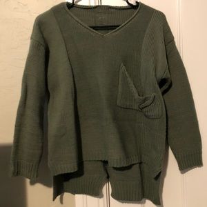 Olive green sweater